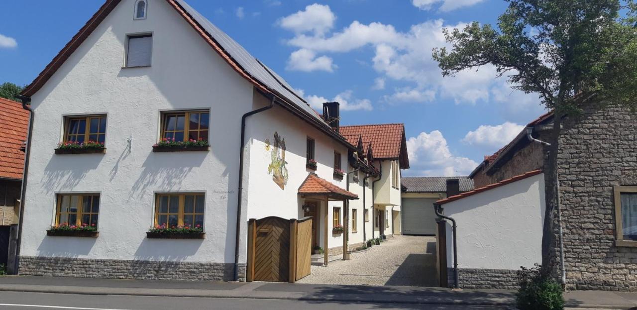 Ferienwohnung Rosenberger Kolitzheim Eksteriør bilde